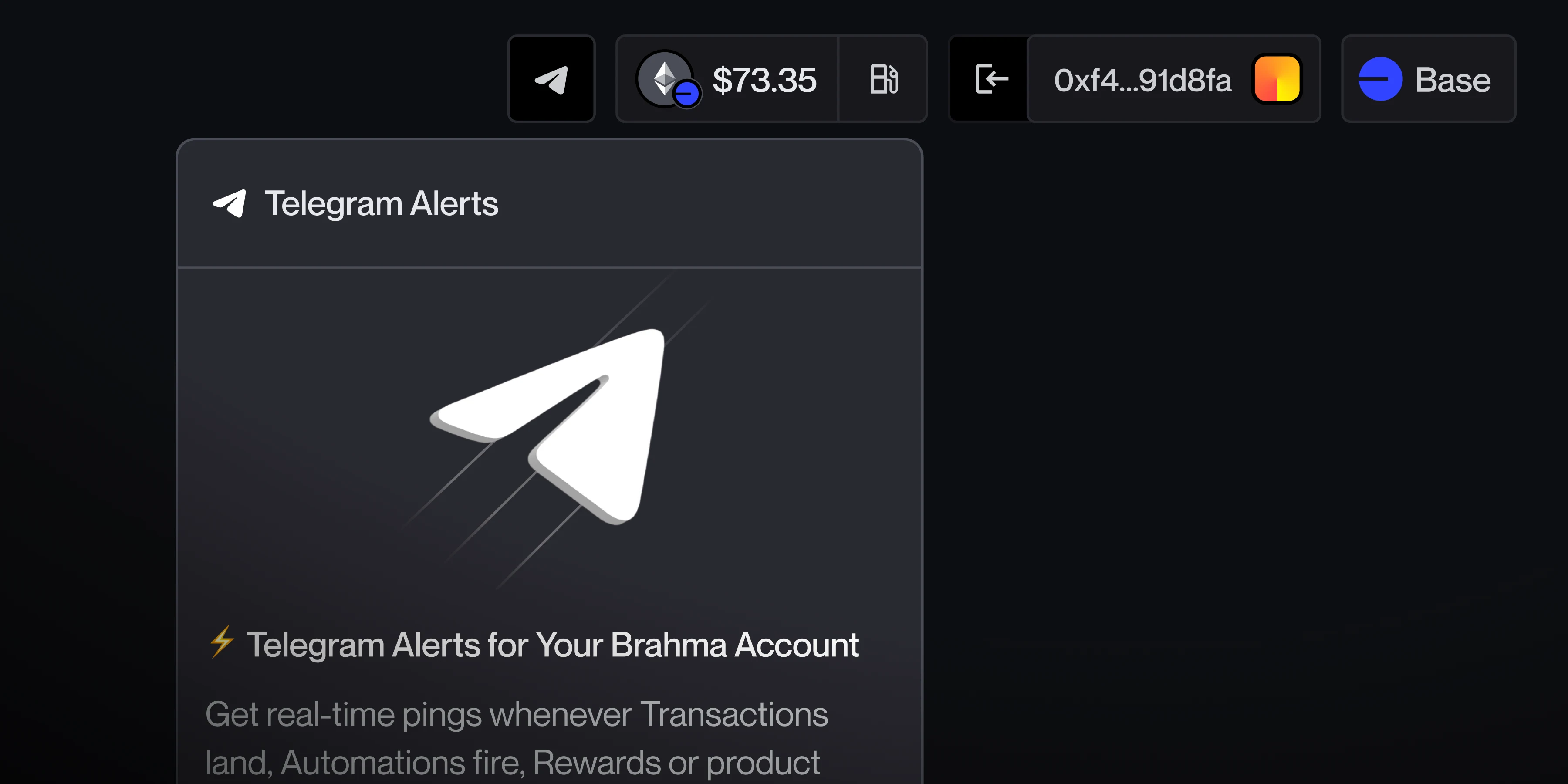 Brahma Accounts — interface