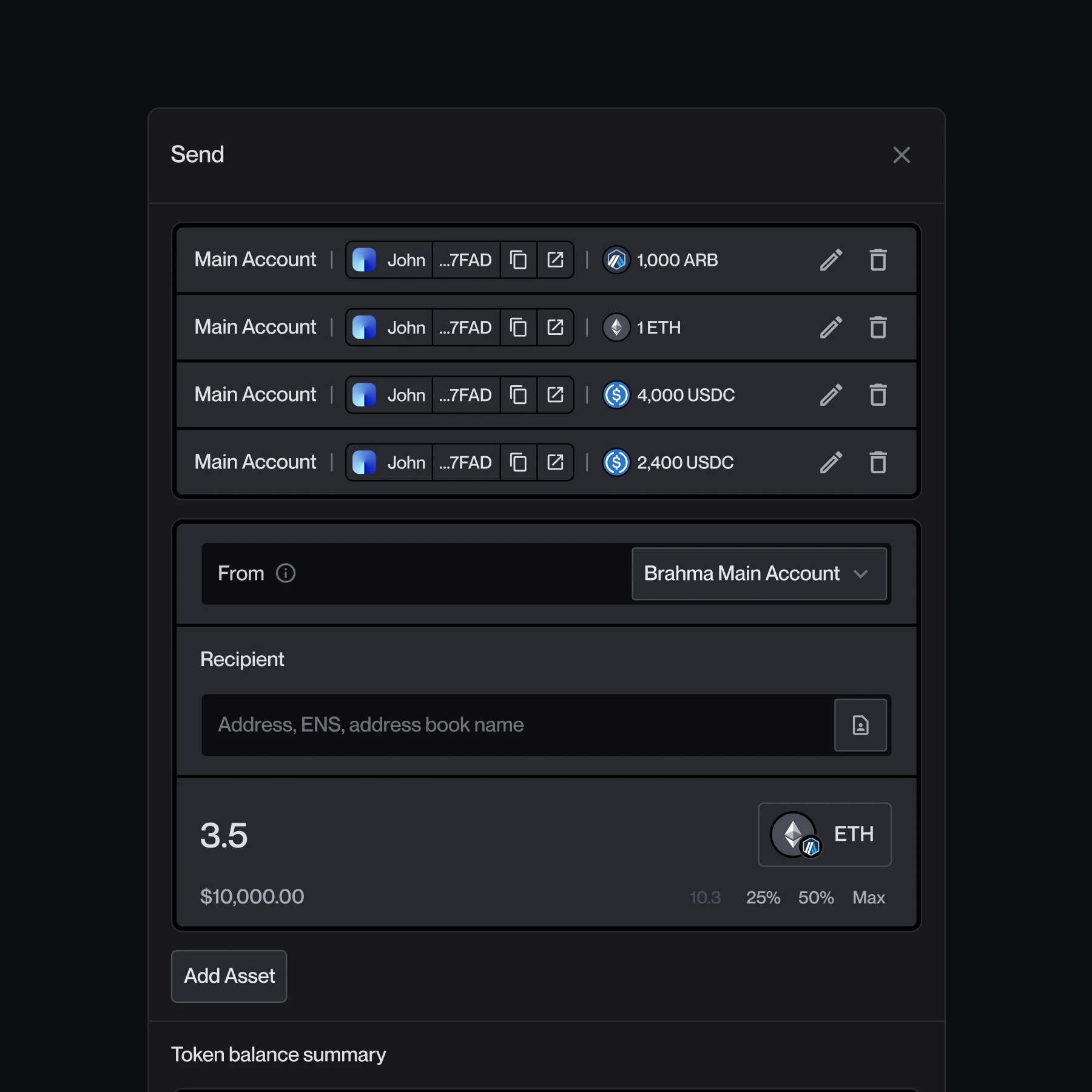 Brahma Accounts — notifications modal