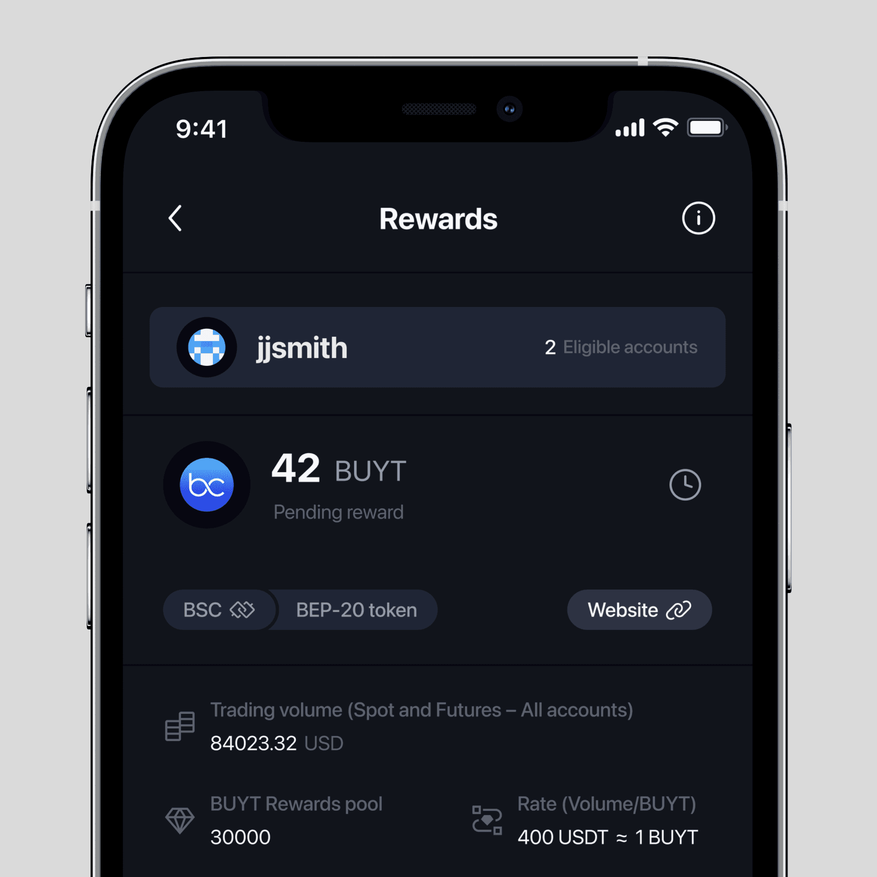 BuyCrypt — onboarding